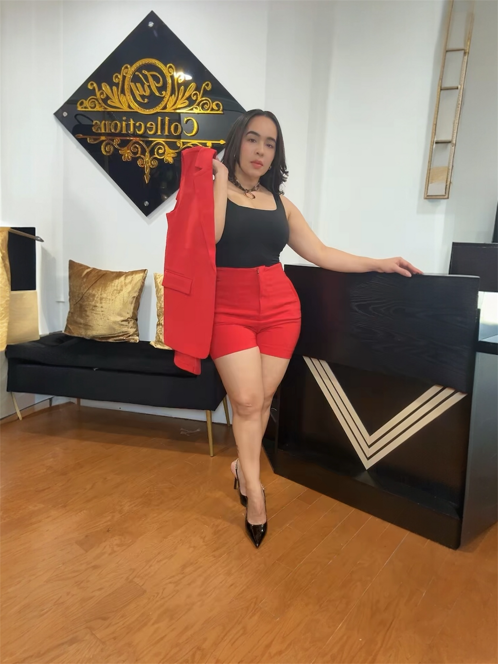 Short set red
