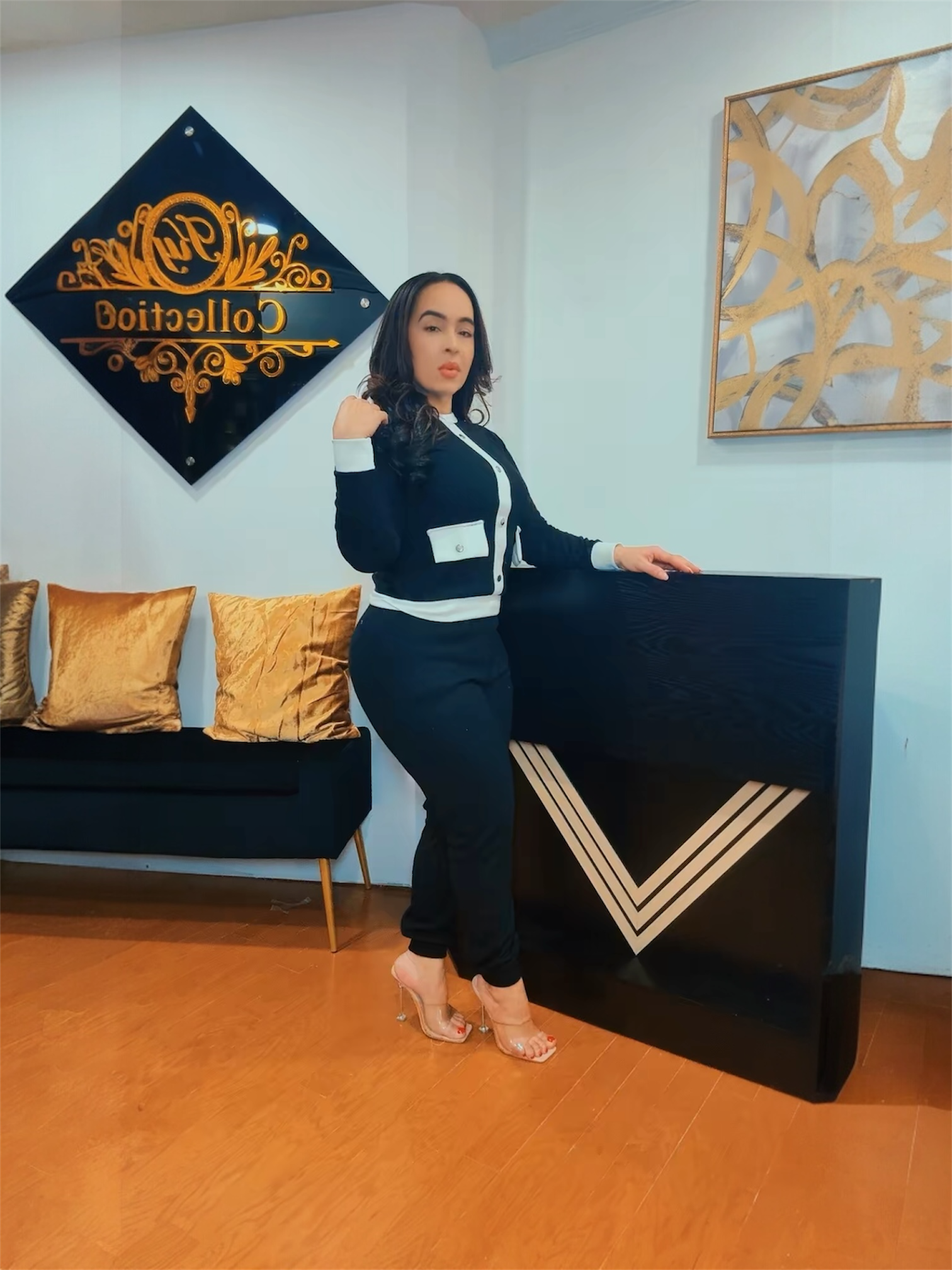 Pants set black