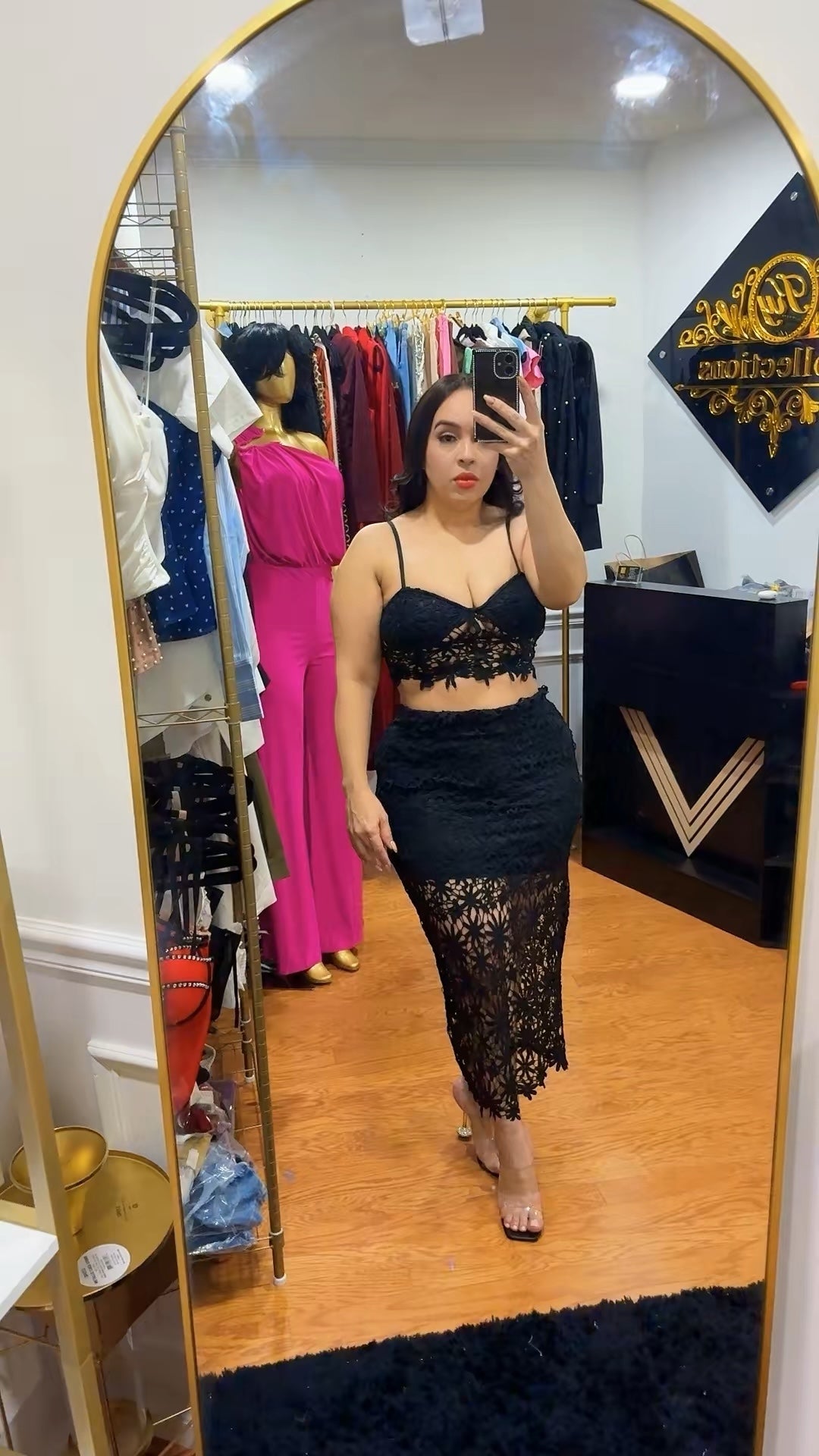 Fantasy skirt set black