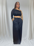 Conjunto Estampado Animal Negro