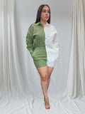 Conjunto Jade Blanco y Verde